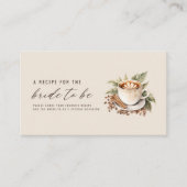 Boho Liebe ist das Brechen Coffee Brautparty Begleitkarte (Vorderseite)