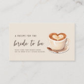 Boho Liebe ist das Brechen Coffee Brautparty Begleitkarte (Vorderseite)