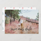 Boho Liebe Save the Date (Vorne/Hinten)
