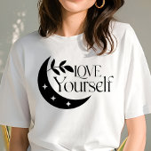 Boho Liebe Sie selbst Crescent Moon Inspiration Tri-Blend Shirt