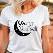 Boho Liebe Sie selbst Crescent Moon Inspiration Tri-Blend Shirt