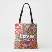 Boho Liebe Tasche (Vorderseite)