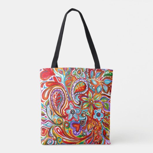 Boho Liebe Tasche (Rückseite)