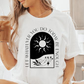 Boho Ließ heute genug Sonne und Hand Tri-Blend Shirt