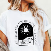 Boho Ließ heute genug Sonne und Hand Tri-Blend Shirt