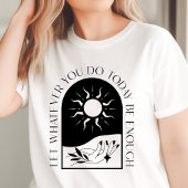 Boho Ließ heute genug Sonne und Hand Tri-Blend Shirt