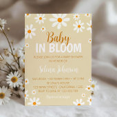 Boho Light Daisy Baby Shower Einladung