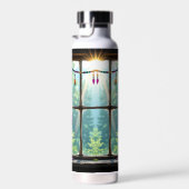 Boho Lila Dreamcatcher in Window Trinkflasche (Rechts)