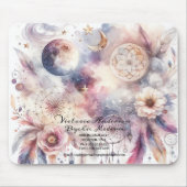 Boho Lila Dreamcatcher Psychische Leselogame Mousepad (Vorne)