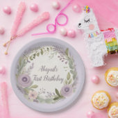 Boho Lila Floral Paper Teller (Party)