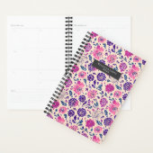 Boho Lila Floral Pattern Planer (Anzeige)