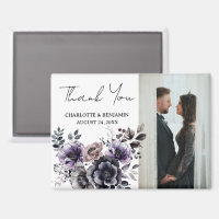 Boho Lila Floral Wedding Vielen Dank