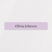 Boho lila Kids Waterproof Name Labels Etiketten (Design 1)