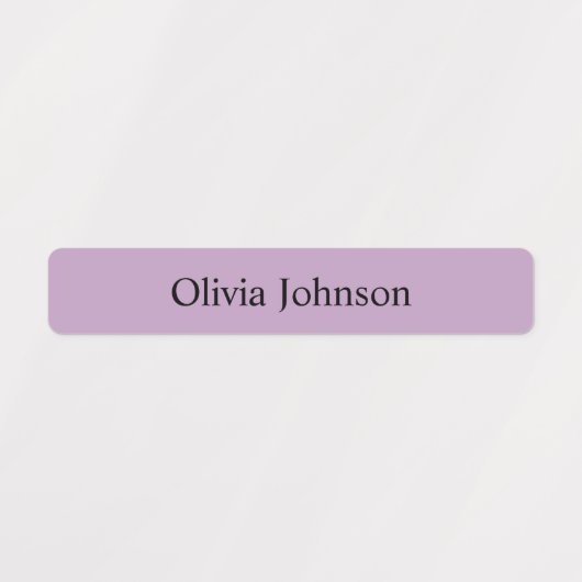 Boho lila Kids Waterproof Name Labels Etiketten (Design 2)