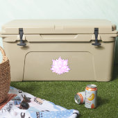 Boho Lila Lotus Blume Aufkleber (Kühler)