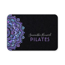 Boho Lila Mandala Pilates Black
