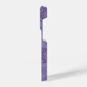 Boho Lila Mandalas iPhone 14 Plus Fall iPhone Hülle (Linke Seite)