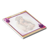 Boho Lila Notizblock (angewinkelt)