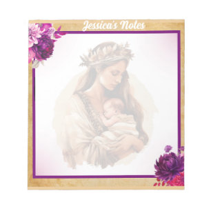 Boho Lila Notizblock