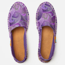 Boho Lila Paisley Pattern