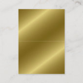 Boho Lila Spirals Chic Golden Wedding Platzkarte (Rückseite)