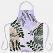 Boho Lila und Lavender Schürze (Vorderseite)