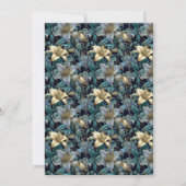 Boho Lilies Petal Kids’ Birthday Einladung (Rückseite)