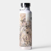 Boho Line Art Blume Trinkflasche (Rechts)