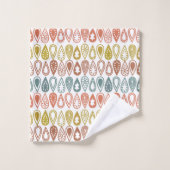 Boho Lines Badhandtuch Set (Waschlappen)