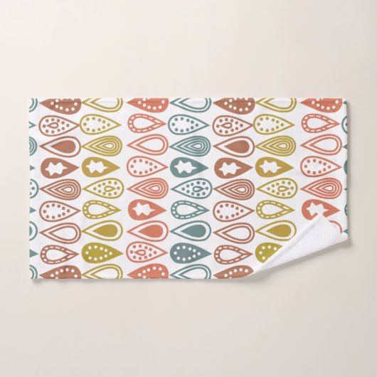 Boho Lines Badhandtuch Set (Handtuch)