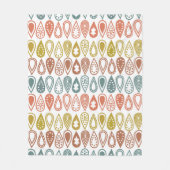 Boho Lines Fleecedecke (Vorderseite)