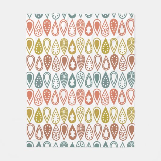 Boho Lines Fleecedecke (Vorderseite)