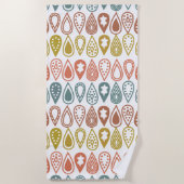 Boho Lines Strandtuch (Vorderseite)