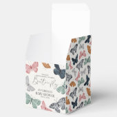Boho Little Butterfly Baby Dusche Geschenkschachtel (Geöffnet)