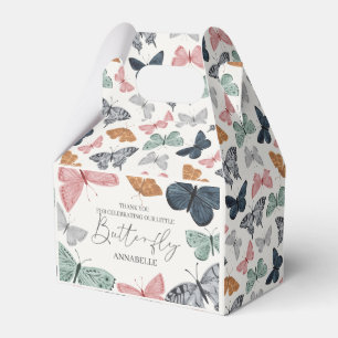 Boho Little Butterfly Baby Shower oder Geburtstag Geschenkschachtel