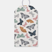 Boho Little Butterfly Gastgeschenke Tags Geschenkanhänger (Rückseite)
