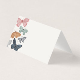 Boho Little Butterfly Platzkarte Tischdekor