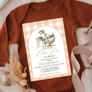 Boho Little Cutie Pie Thanksgiving Baby Shower Einladung