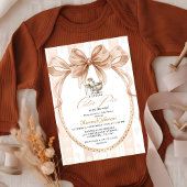 Boho Little Cutie Pie Thanksgiving Baby Shower Einladung