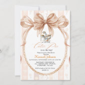 Boho Little Cutie Pie Thanksgiving Baby Shower Einladung (Vorderseite)