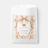 Boho Little Cutie Pie Thanksgiving Baby Shower Geschenktütchen (Vorderseite)