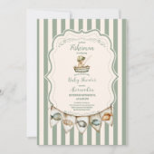 Boho Little Fisherman Fishing Baby Shower Einladung (Vorderseite)