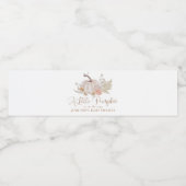 Boho Little Kürbis ist unterwegs Wasserflaschenetikett (Einzelnes Label)