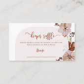 Boho Little Kürbis-Windel-Tombola Begleitkarte (Vorderseite)