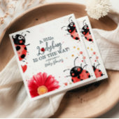 Boho Little Ladybug Babydusche Serviette