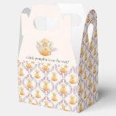 Boho Little Lamb Pumpkin Watercolor Babydusche Geschenkschachtel (Geöffnet)