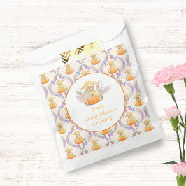 Boho Little Lamb Pumpkin Watercolor Babydusche Geschenktütchen