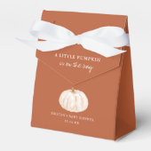 Boho Little Pumpkin Fall Baby Shower Geschenkschachtel (Vorderseite)