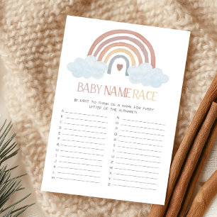 Boho Little Ray of Sunshine Baby-Namen-Ratespiel