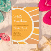 Boho Little ray of Sunshine Baby Shower Einladung